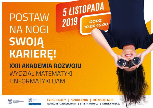 Akademia Rozwoju 2019 - uniwersyteckie targi pracy na UAM w Poznaniu