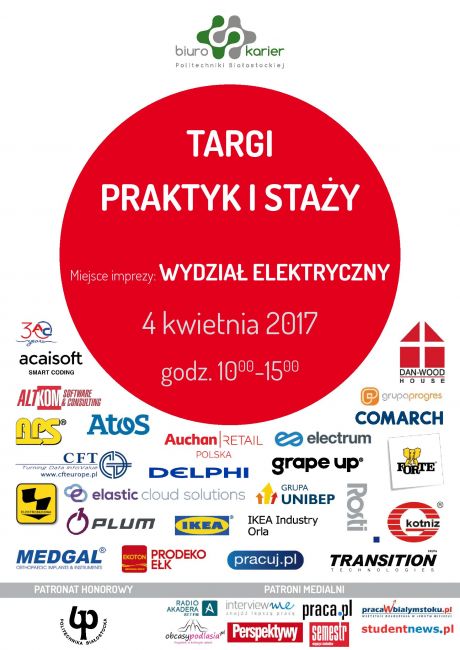 Targi Praktyk i Staży 2017 w Politechnice Białostockiej